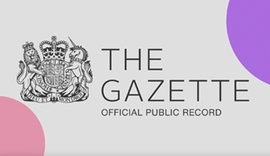 How to customise your Gazette company profile